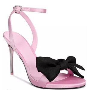Women's Yahira Lucite Heel Bow Dress Sandal
